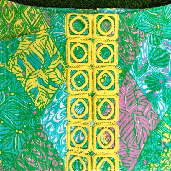 Lilly Pulitzer MARIGOLD SKORT SunDance Lace Detail - Picture 3 of 8